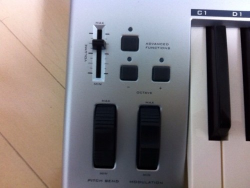 MIDIコントロール部